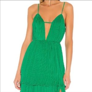 House of Harlow Green Layered Dress